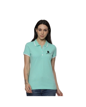 Allen Solly Polo T-shirt Women- Turquoise Green